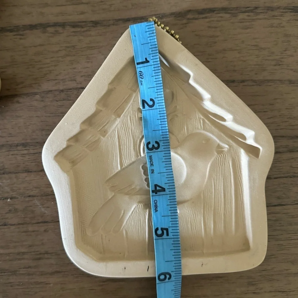 Brown Bag cookie art rocking horse and bird house